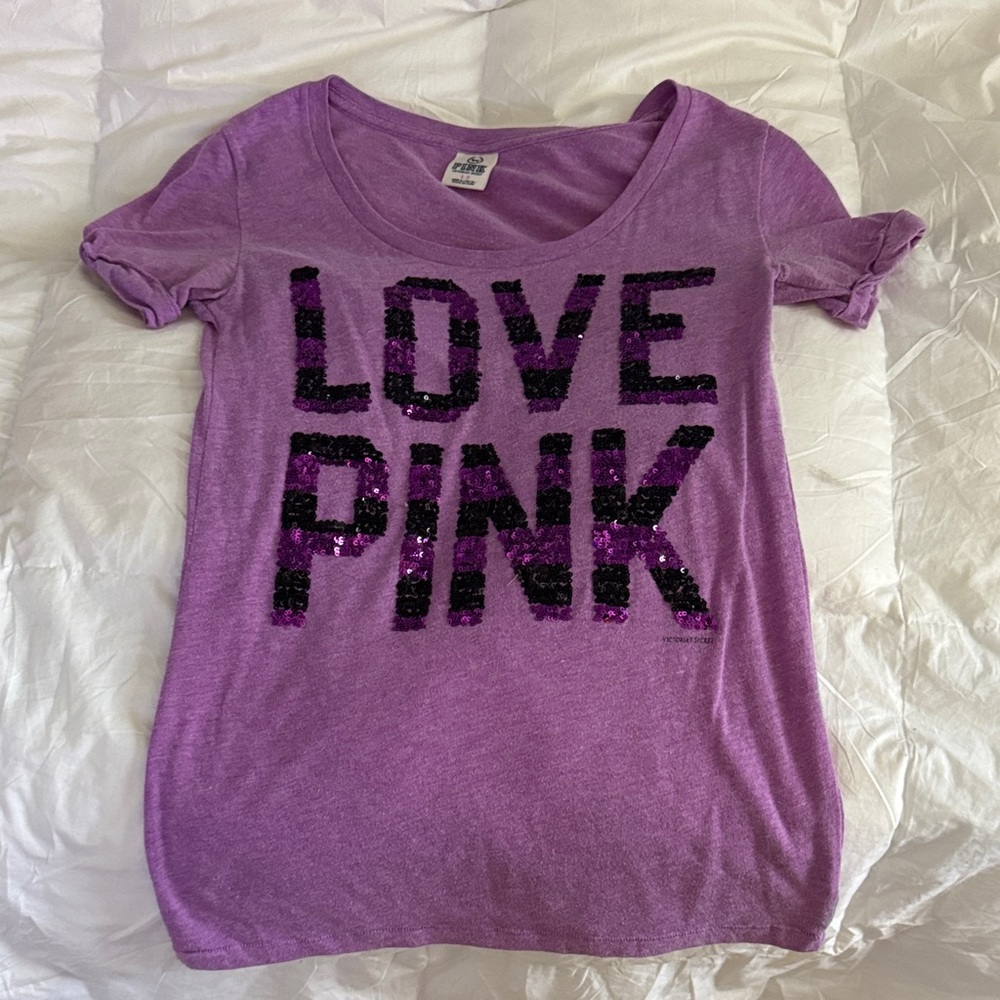 Purple Sequin Victorias Secret T